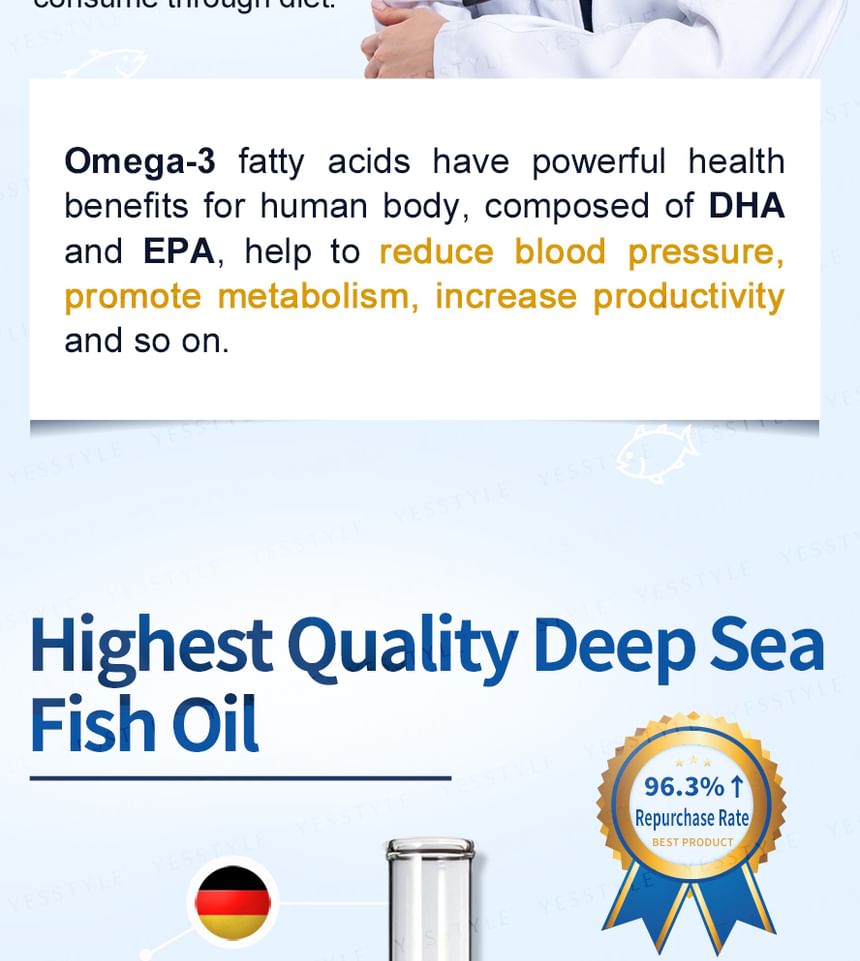 BHK's - Diepzeevisolie Omega-3 Softgel
