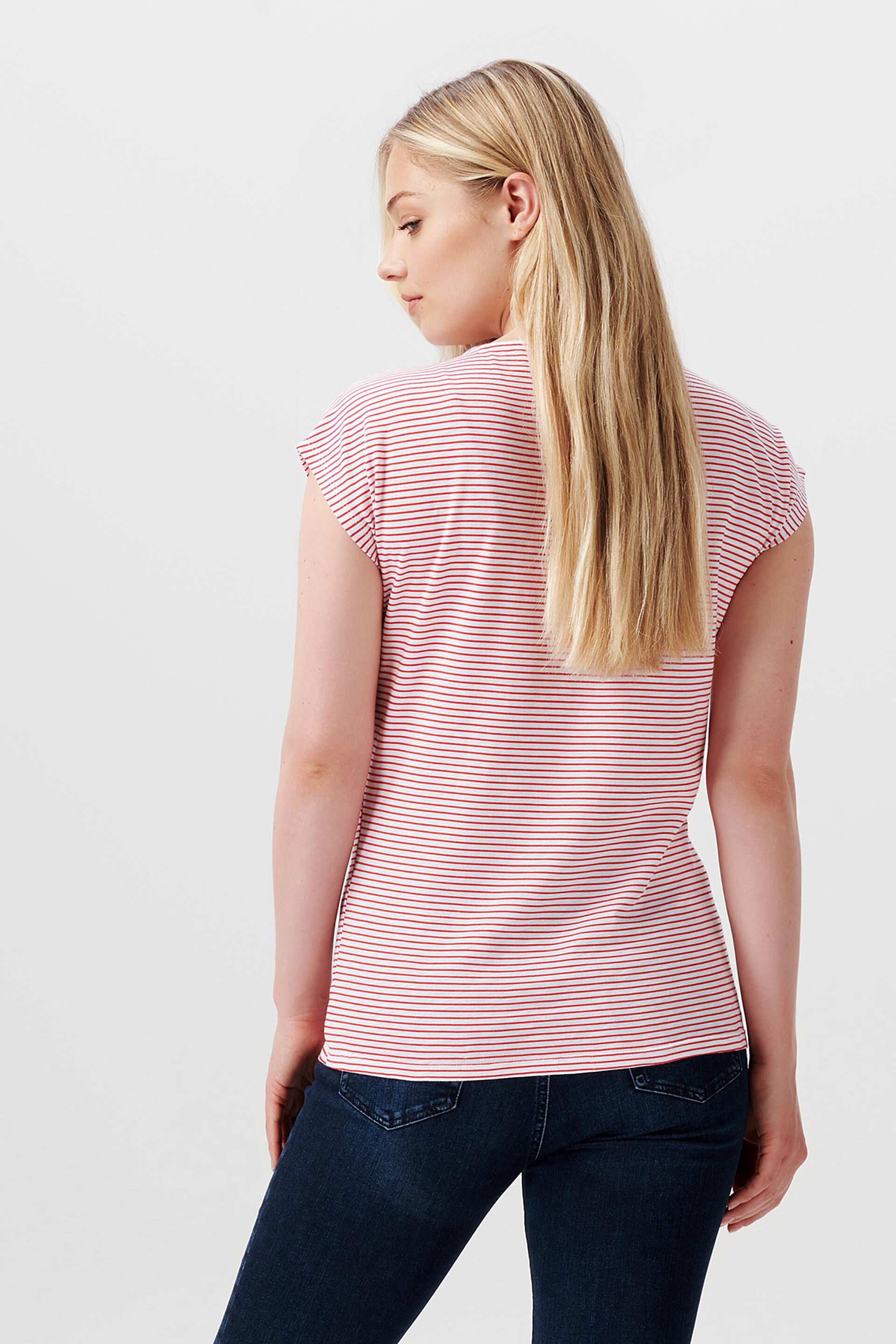 T-shirt à rayures en coton biologique