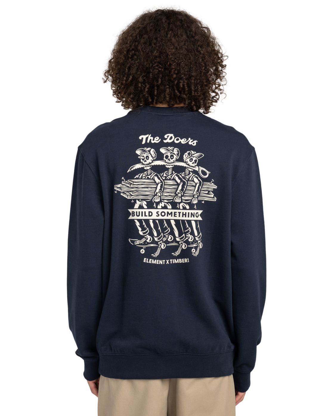 Element Timber Skeleton Gang Crew Eclipse Navy