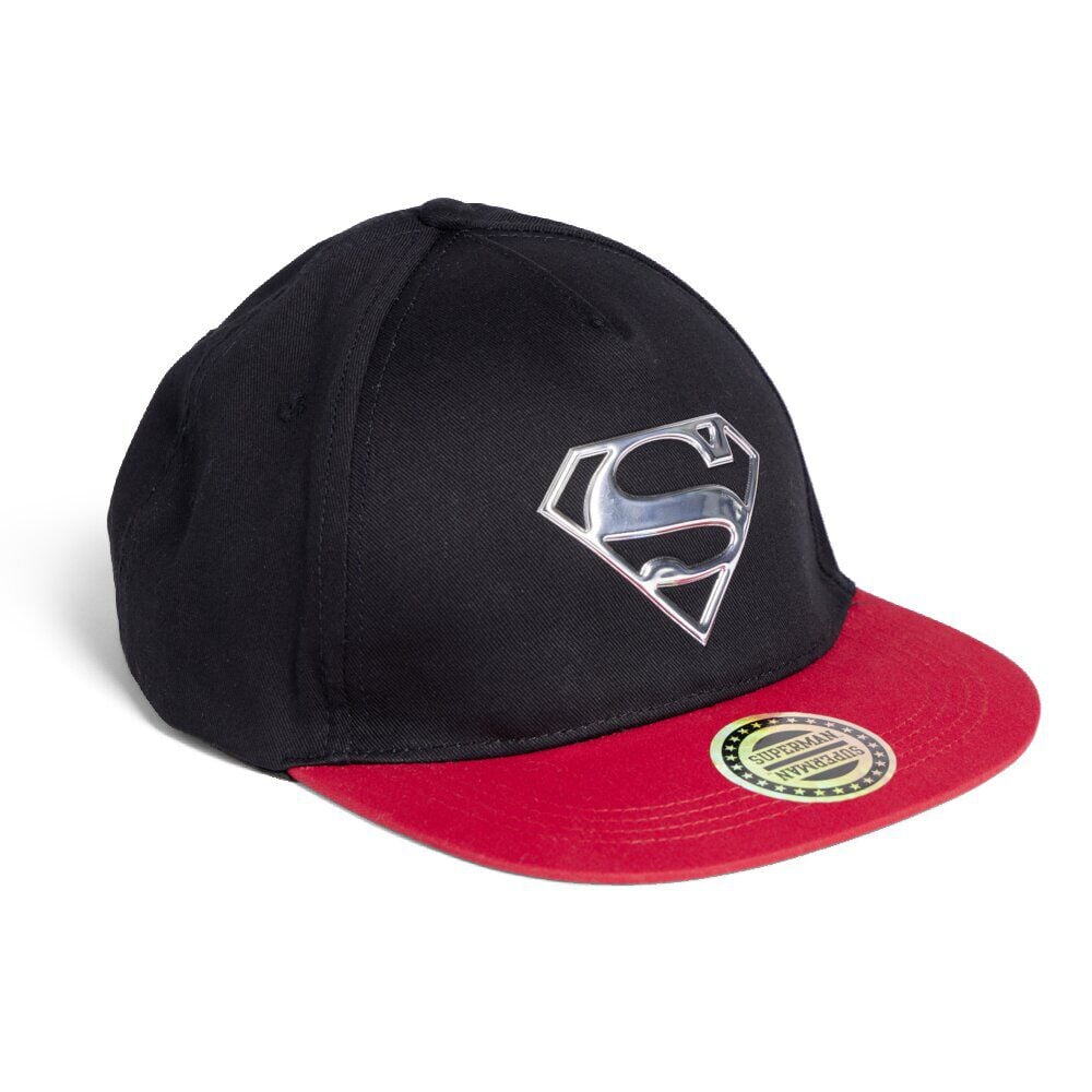 Casquette Superman coton noir et rouge