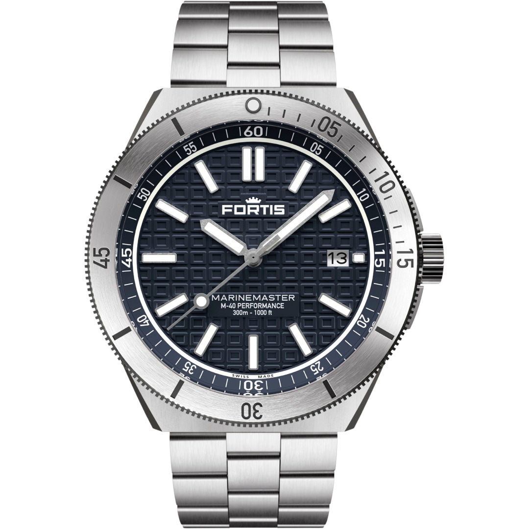Fortis Marinemaster M-40 Gravity Black Block Bracelet