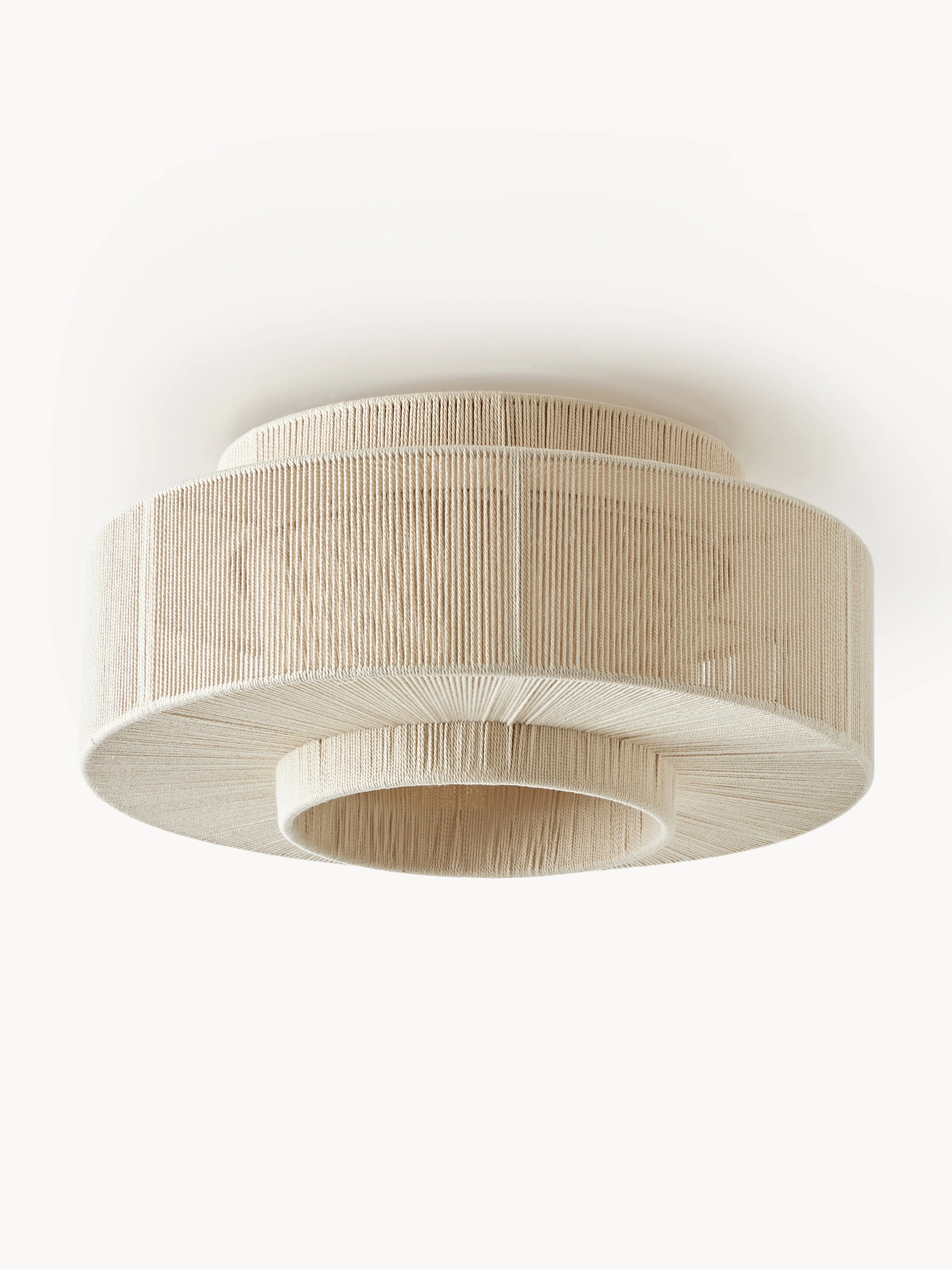 Plafondlamp Lace van linnen draad