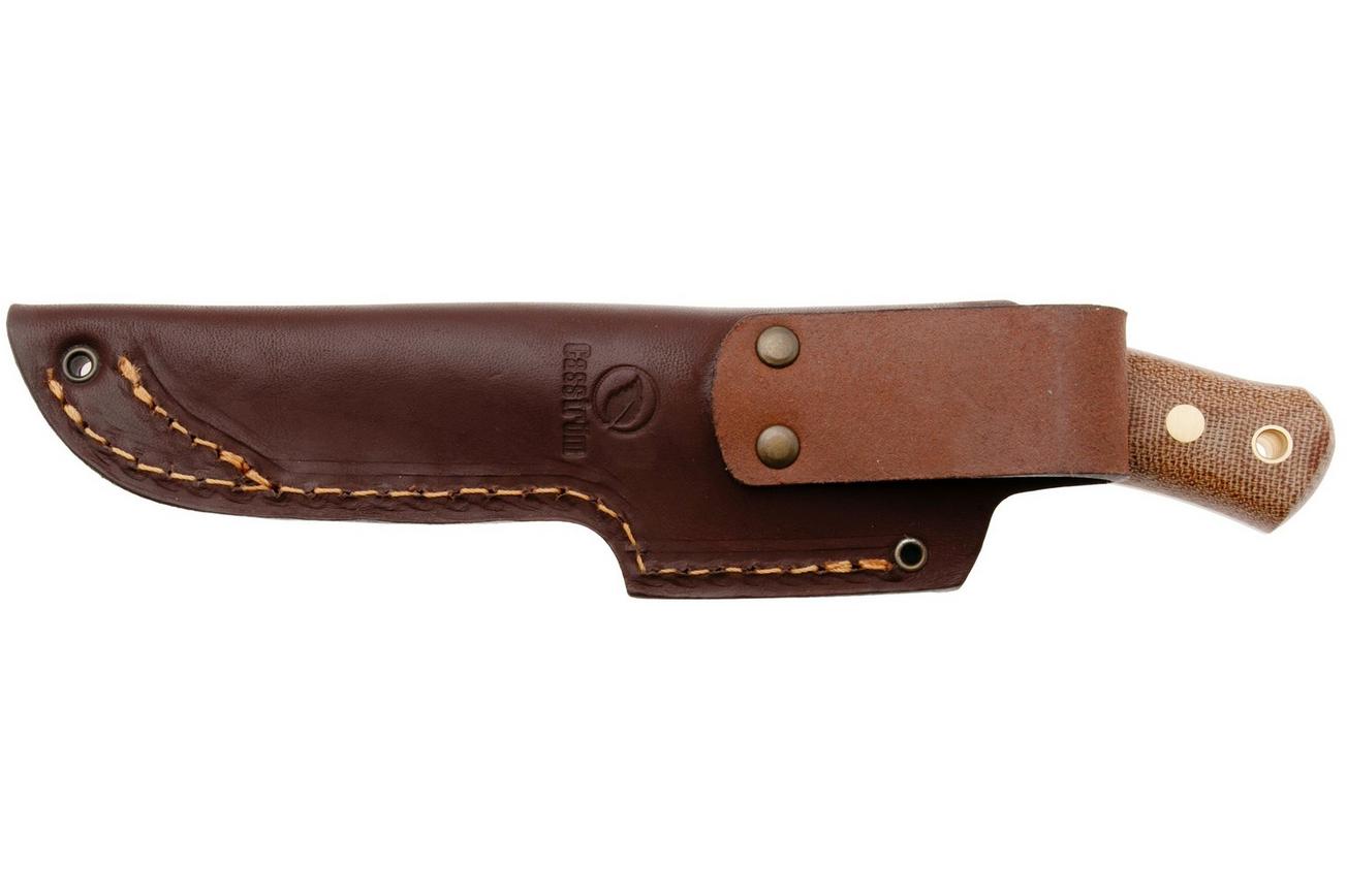 Casström No. 10 SFK 13150 Satin A8 Mod, Canvas Micarta, bushcraftmes