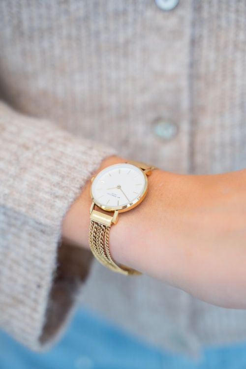 Horloge met losse schakelkettingen