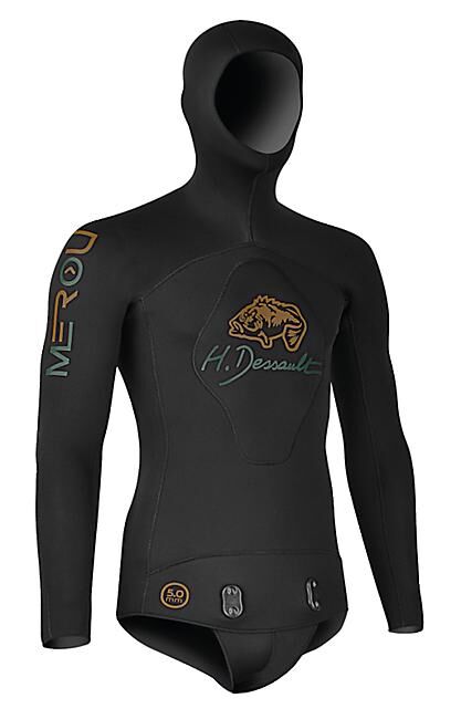 DESSAULT - VESTE MEROU BLACK 7MM DESSAULT