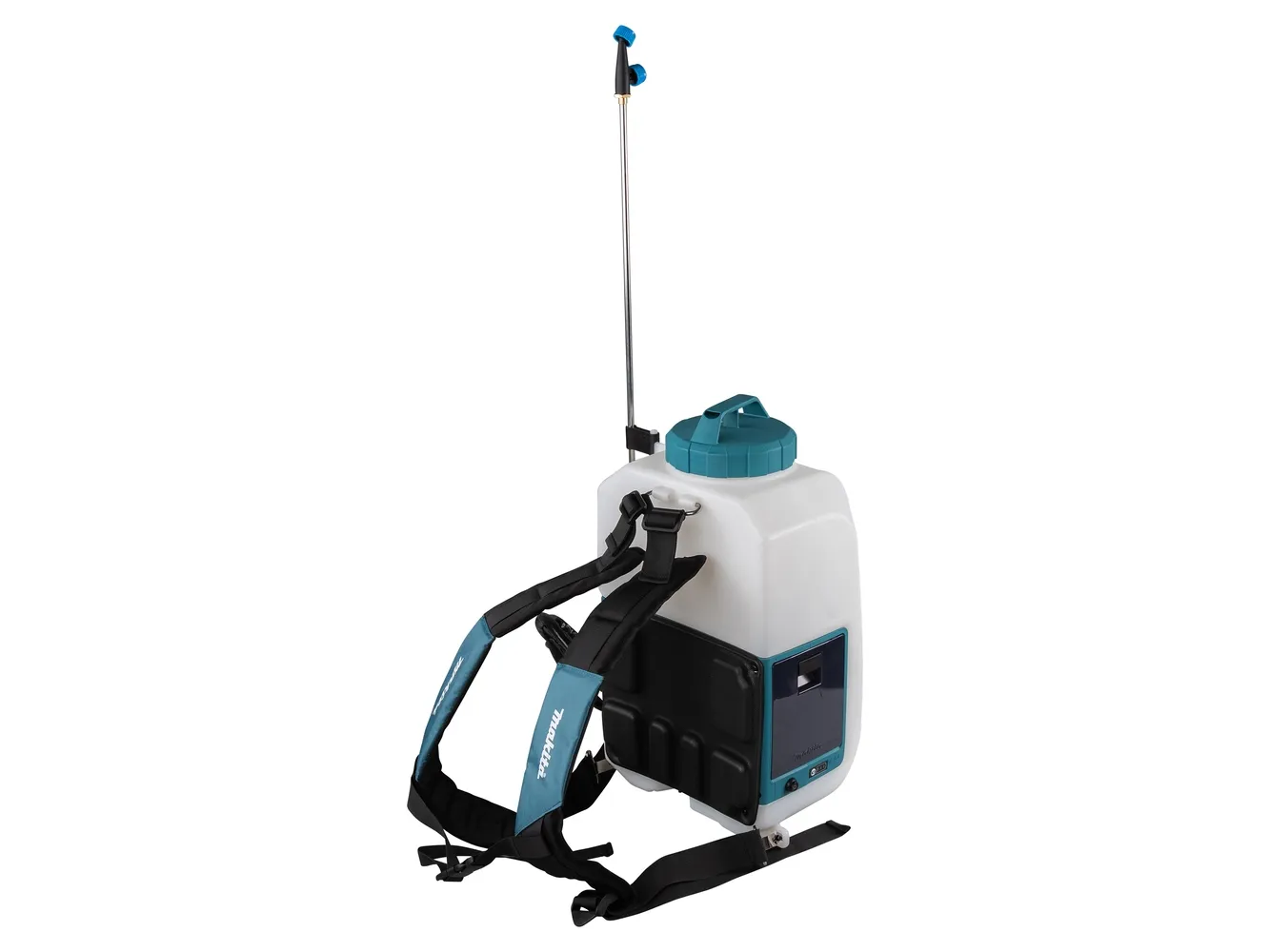 Makita DUS158Z, Rygsæk havesprøjte, 15 L, Blå, Hvid, 5 bar, Udendørs, 325 mm