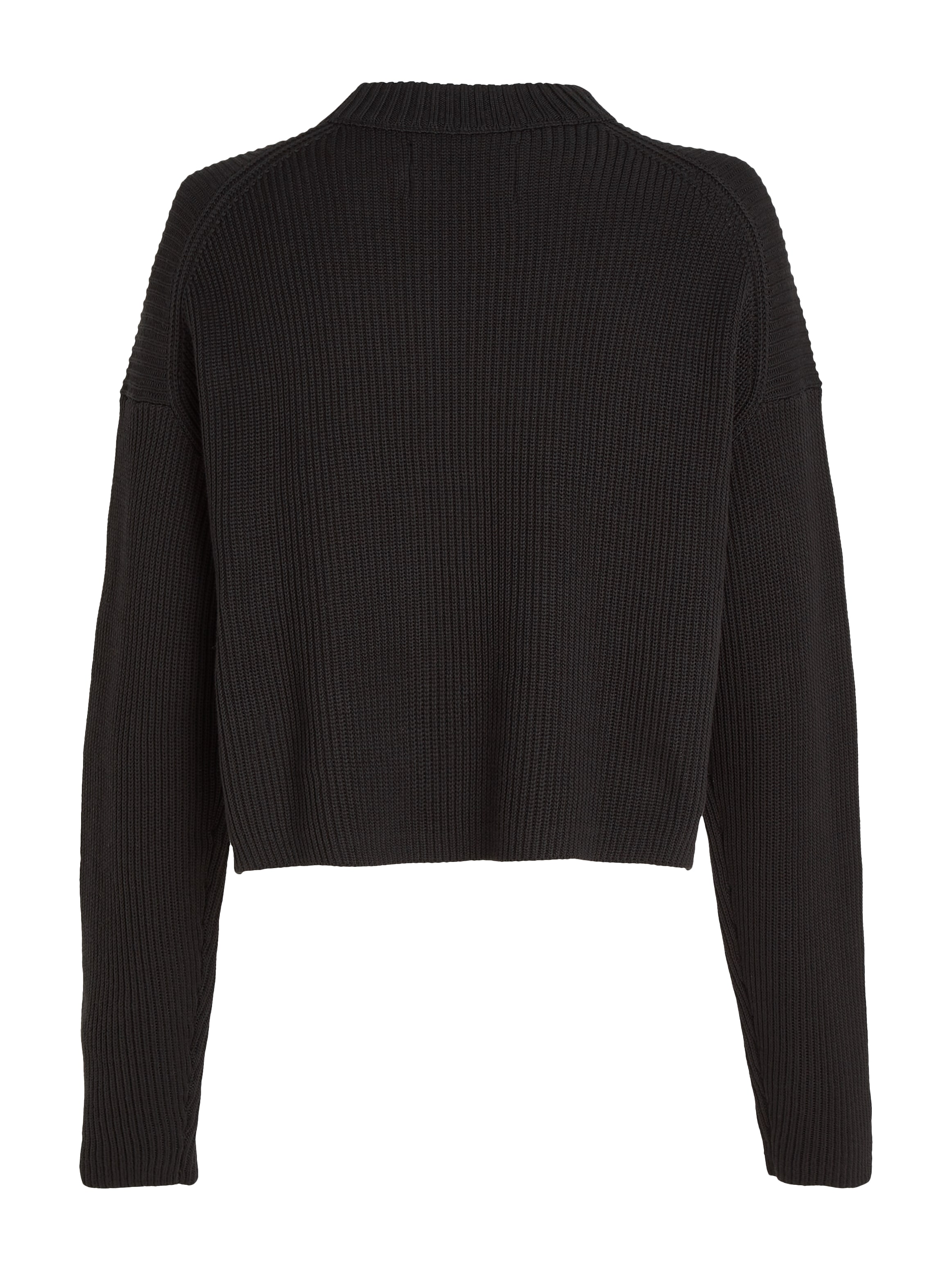 Calvin Klein Jeans Stehkragenpullover »LOGO INTARSIA REGULAR SWEATER« mit Logostickerei