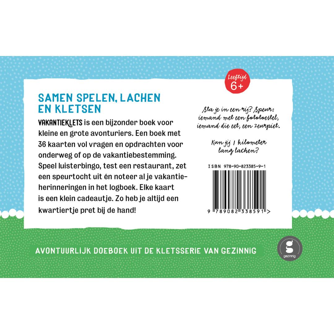 Gezinnig doeboek vakantieklets editie 1