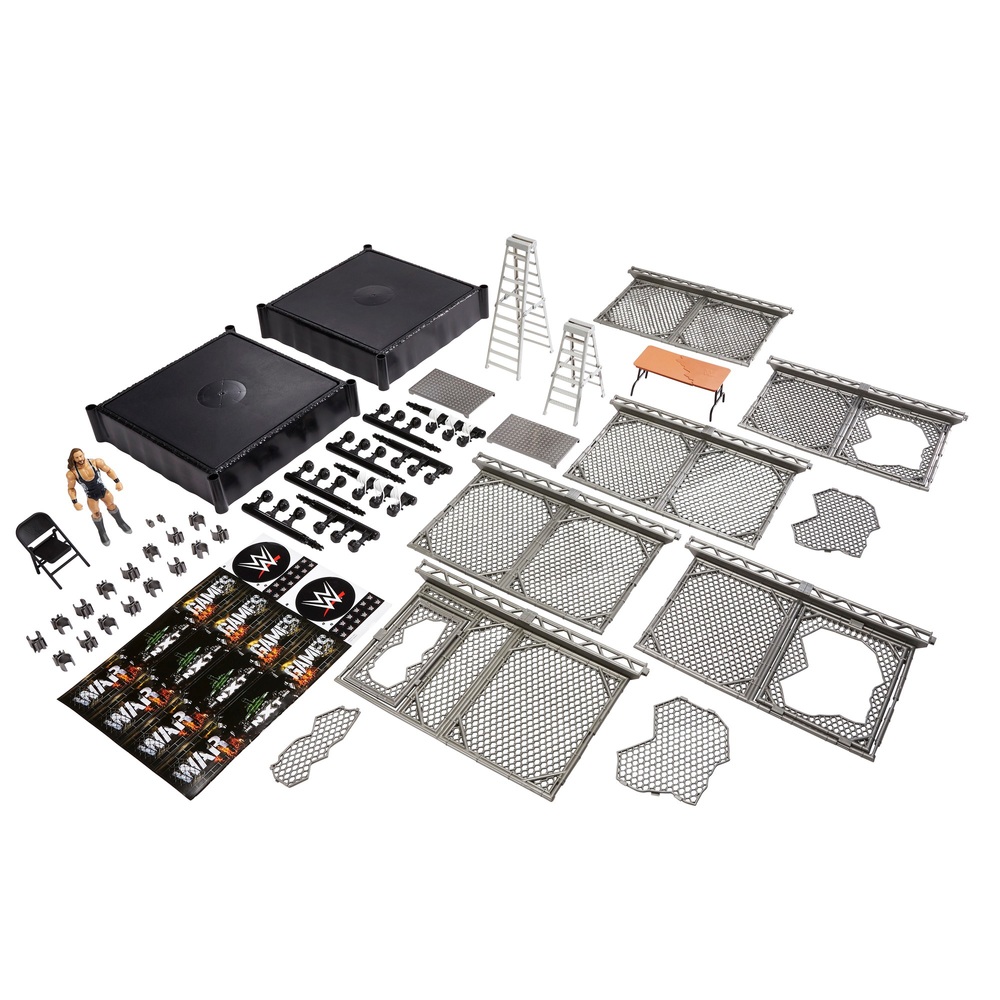 WWE Survivor Series TakeOver War Games Spielset mit Butch-Actionfigur