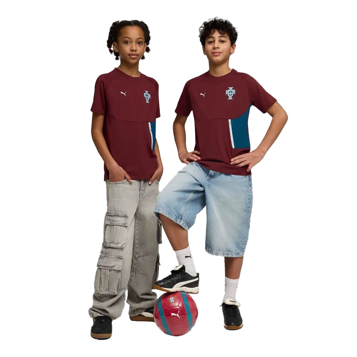 T-Shirt Puma Portugal Fanswear Mundial 2026 Criança