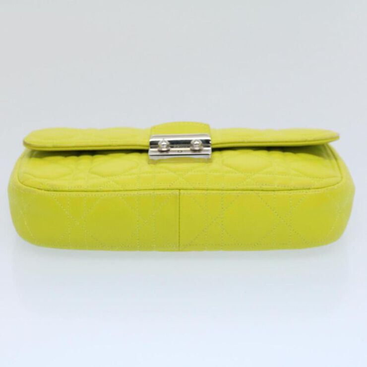 Dior Vintage Dior Shoulder Bag Yellow