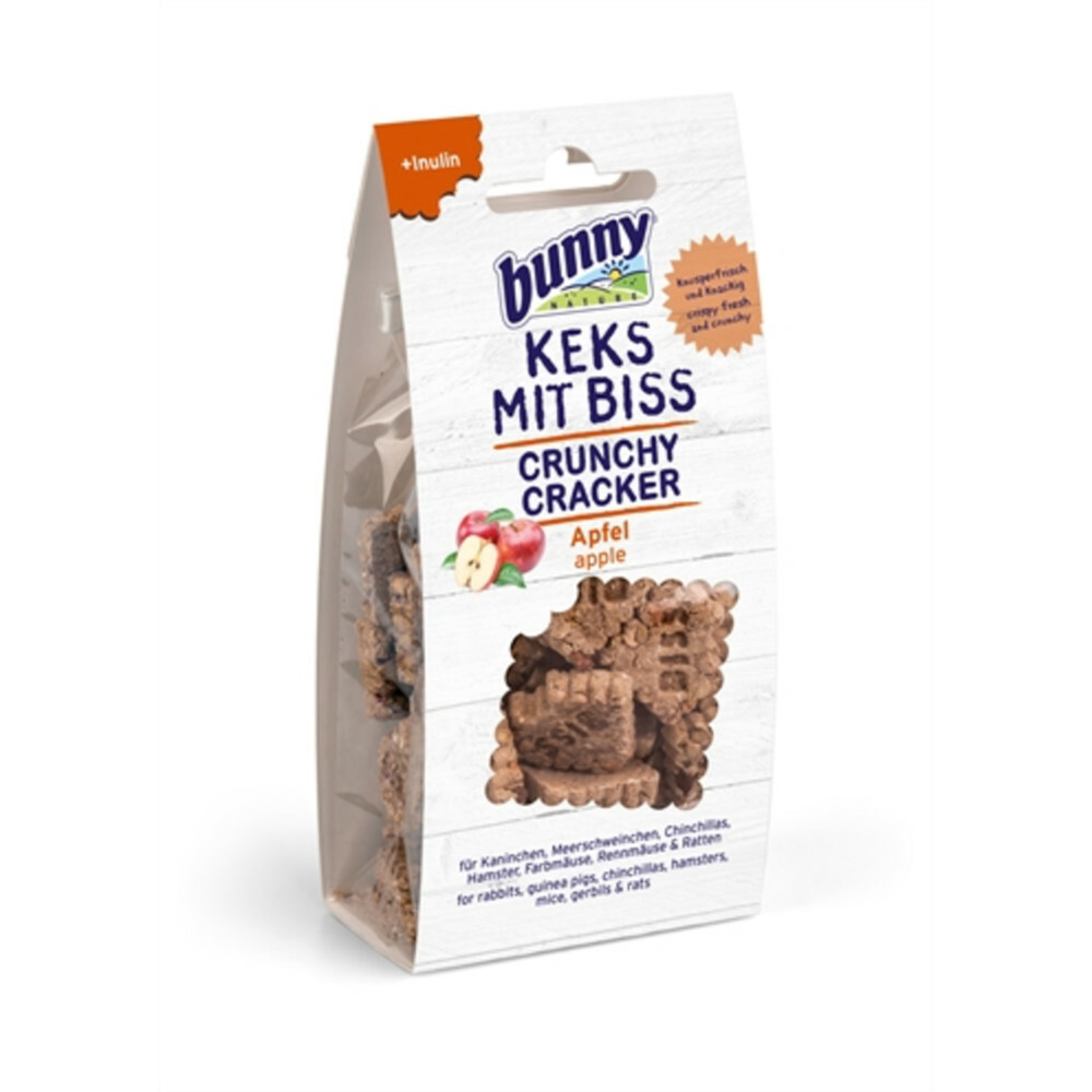 6x Bunny Nature Crunchy Cracker Appel50 gr