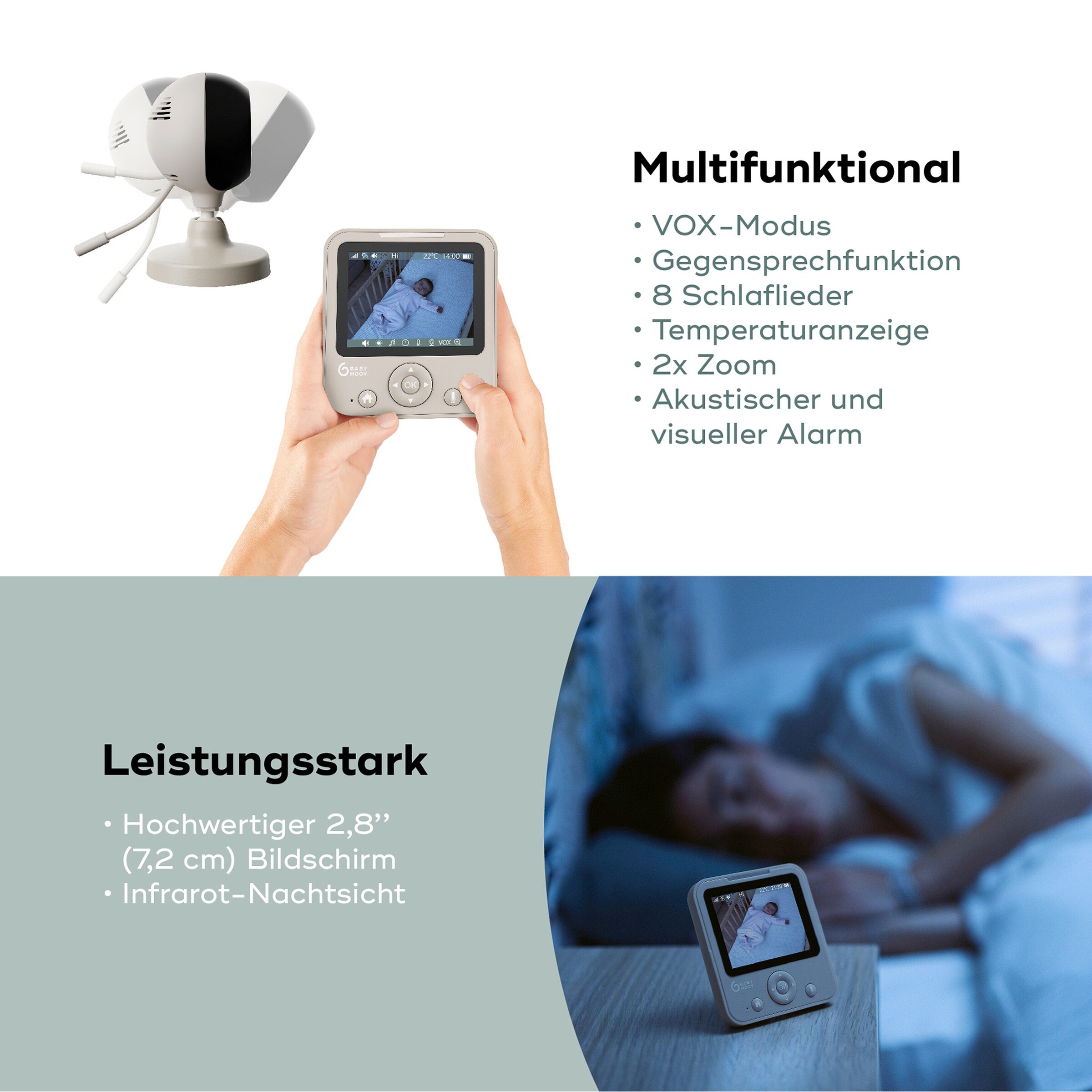 Babymoov Babyphone mit Kamera YOO START