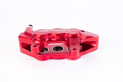 Etriers de frein Beringer axial gauche Aerotec® 6 pistons Ø27mm rouge