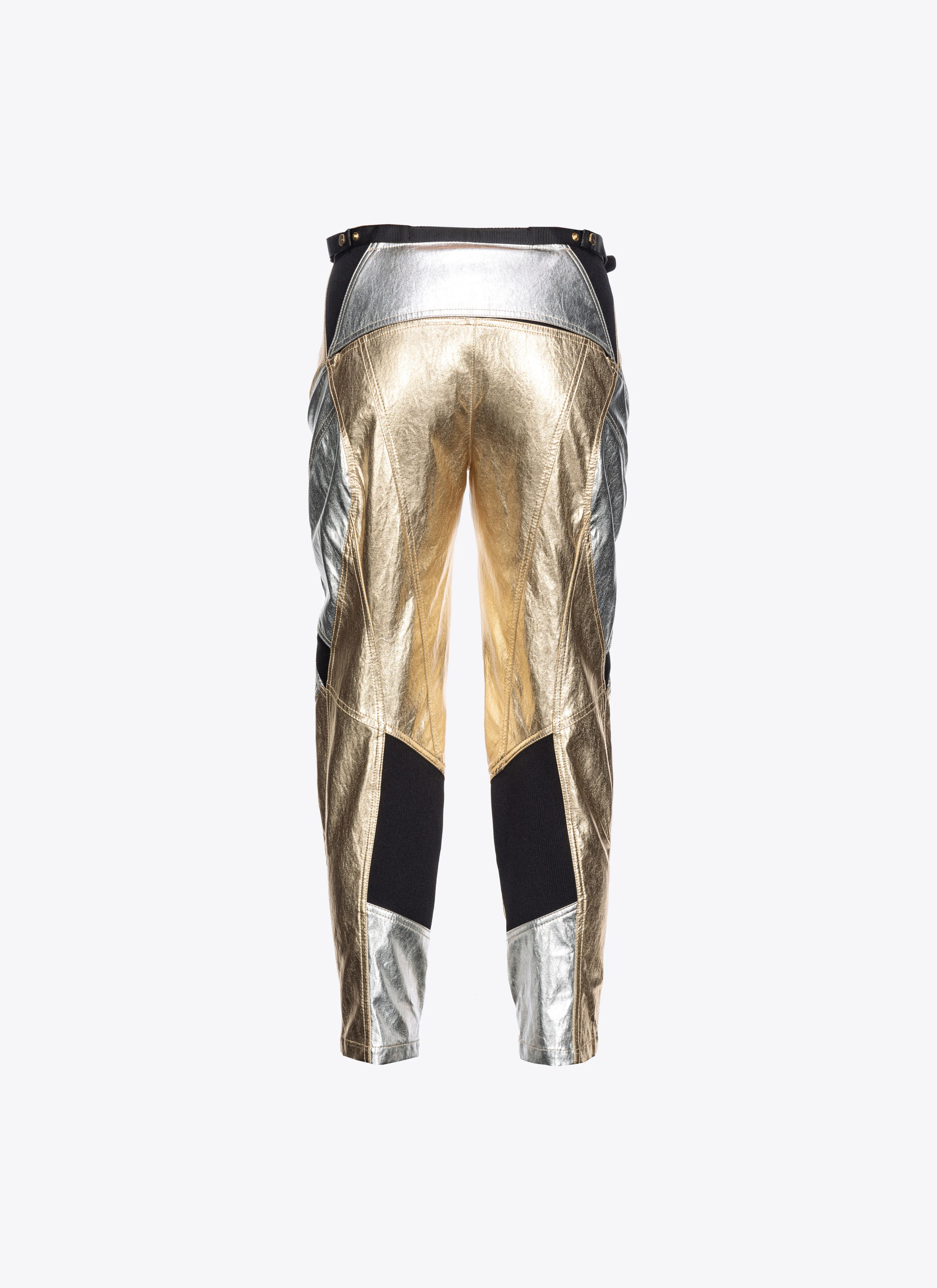 Pantalon biker lamé | Multicolore