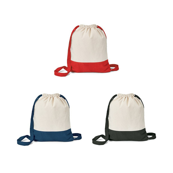 hi!dea 92913 - Sac type sac-à-dos 100% coton (180 g/m²)