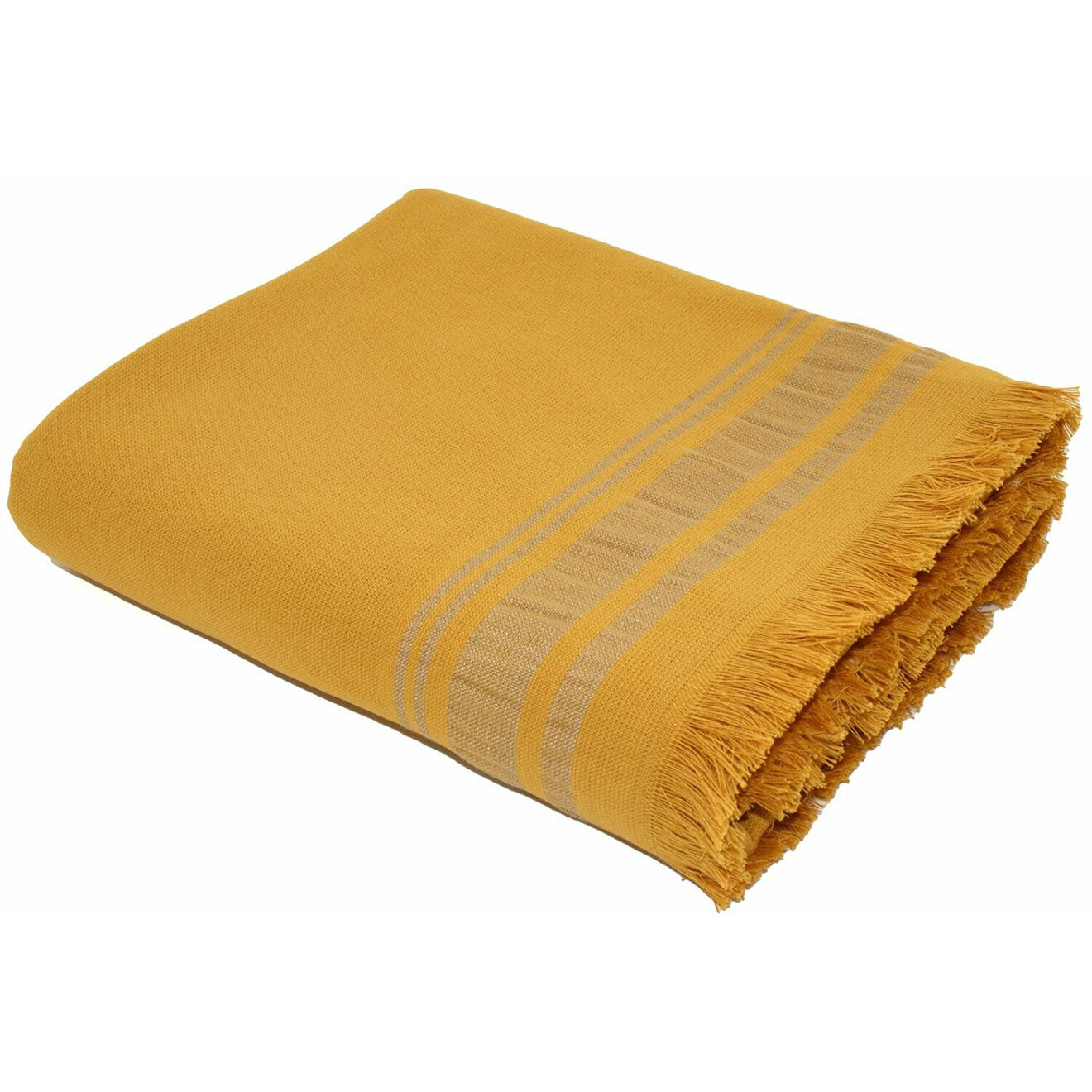 Febronie Fouta éponge Faro jaune - 100x180 cm