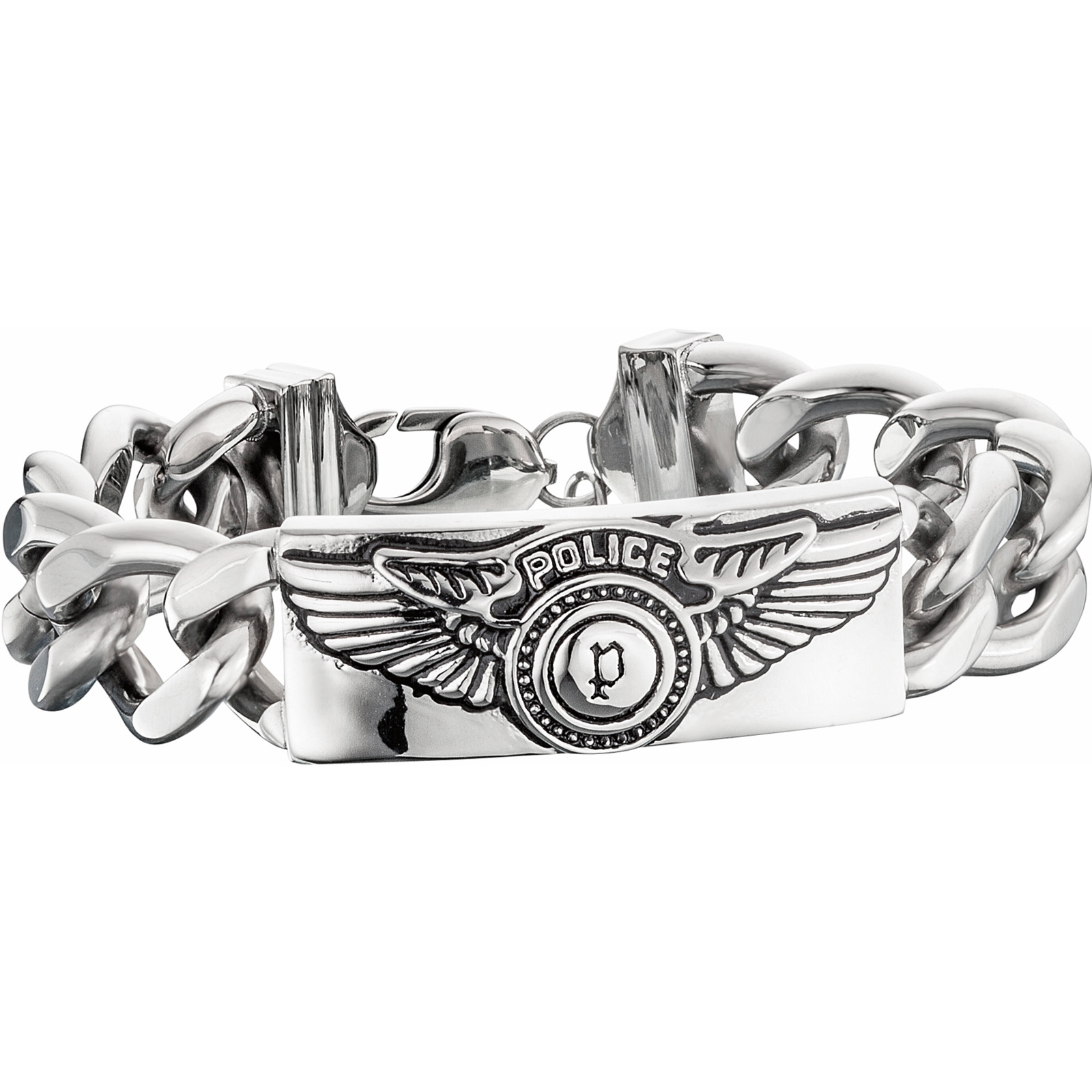 Police Herren-Panzerketten-Armband Freedom Gr. S