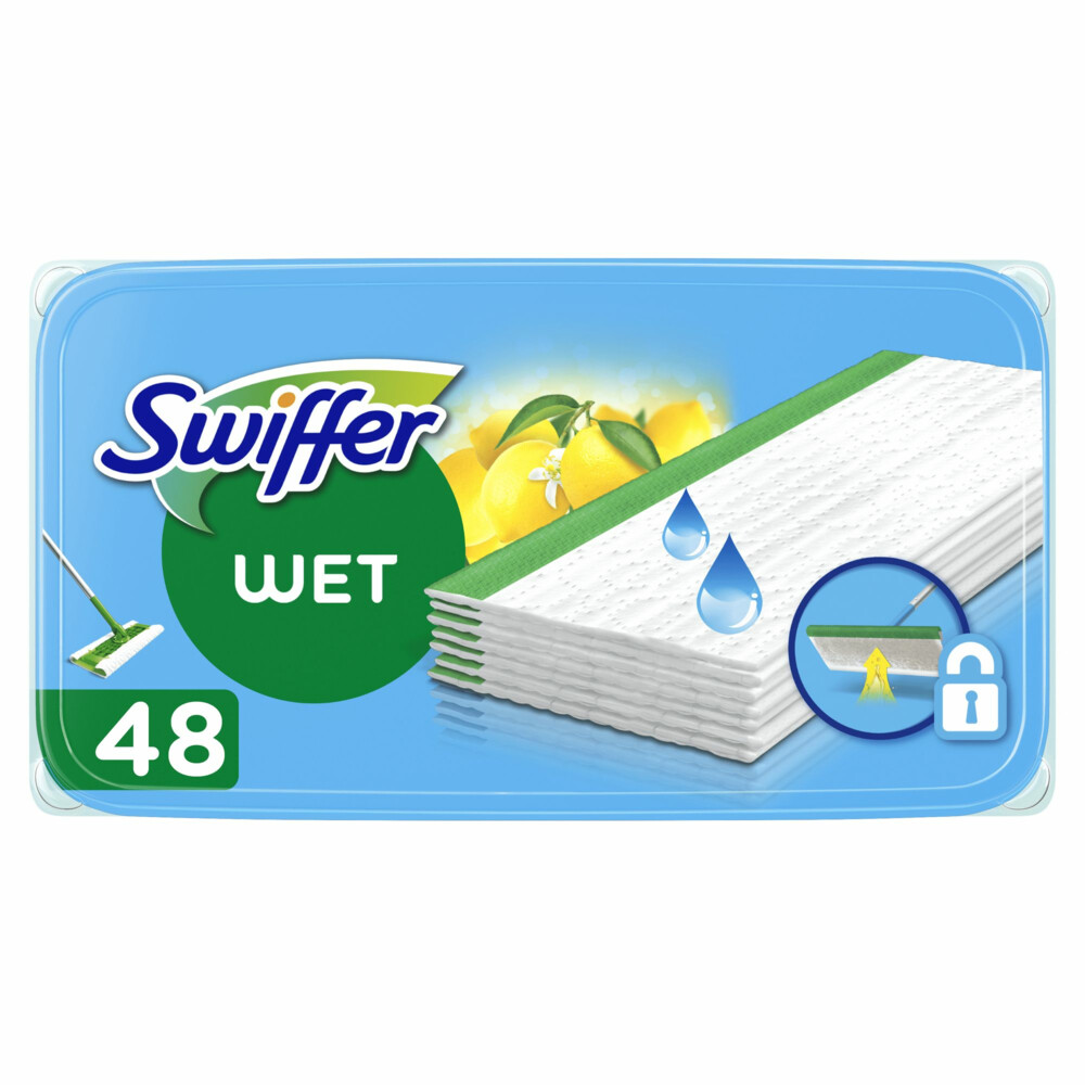 Swiffer Vochtige Vloerdoekjes Navulling Citrus Fresh48 stuks