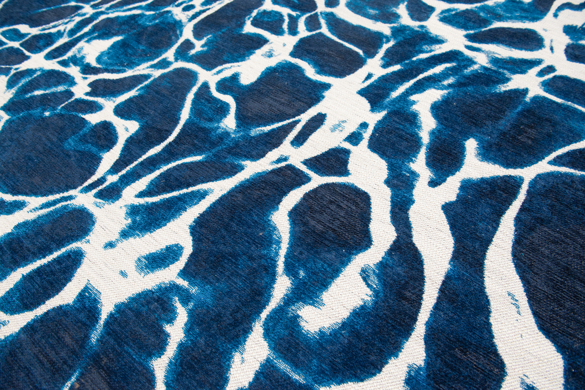 Ecorugs vloerkleed Swim blauw 240x340 cm