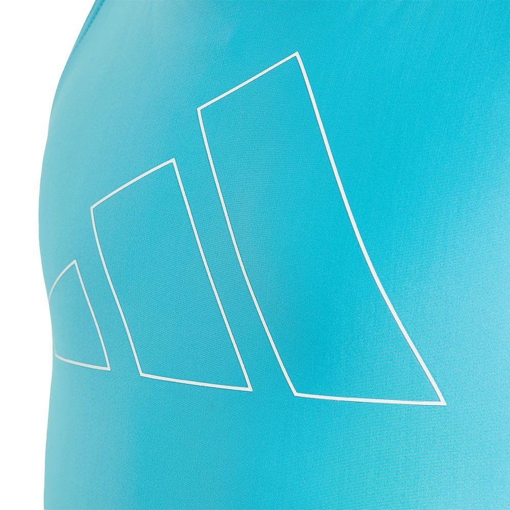 adidas Performance Big Bars Badeanzug Kinder lucid cyan