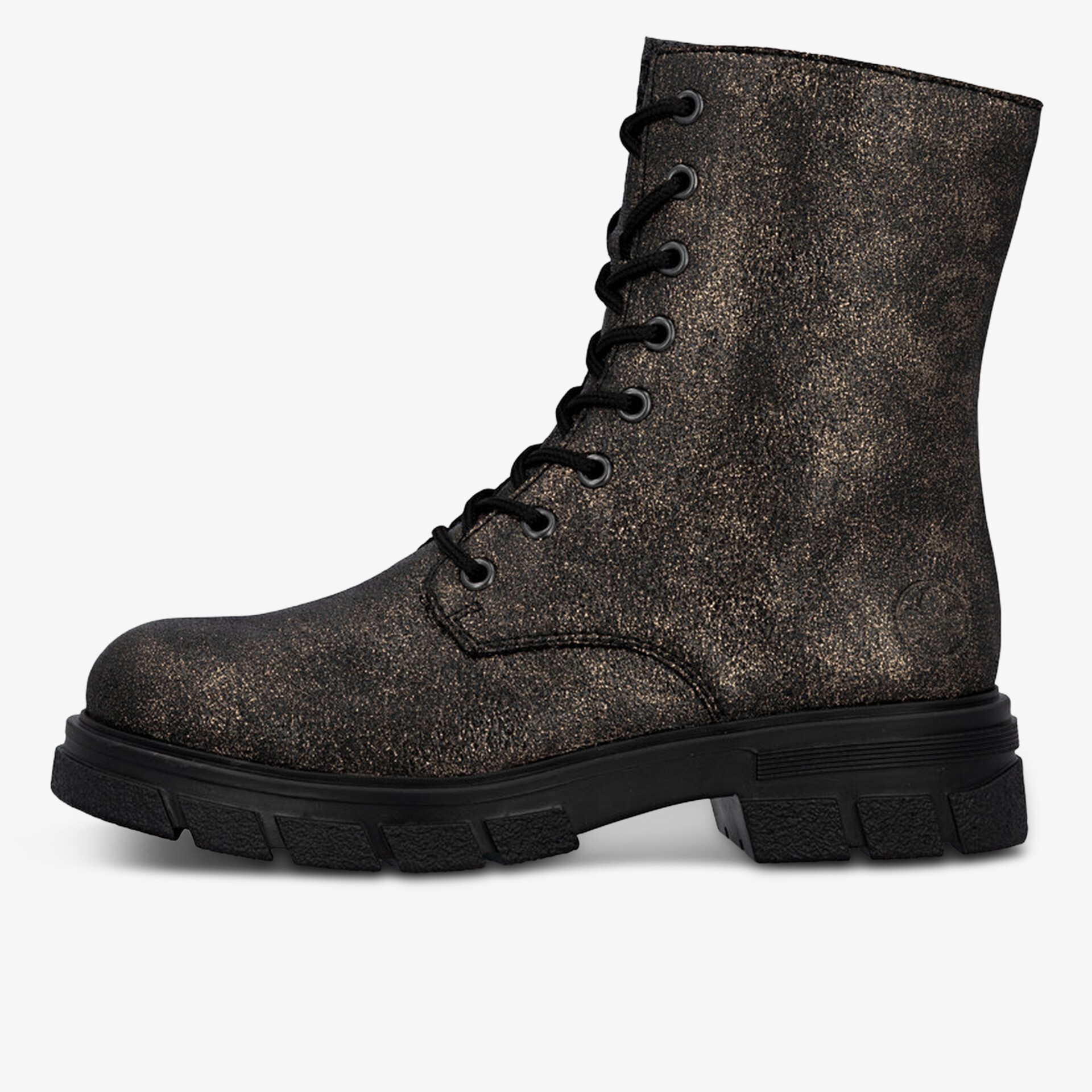 rieker Damen Schnürstiefeletten gold