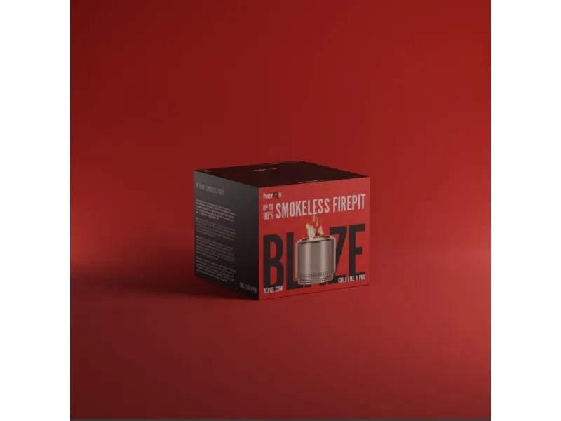 herQs Smokeless FirePit - Blaze