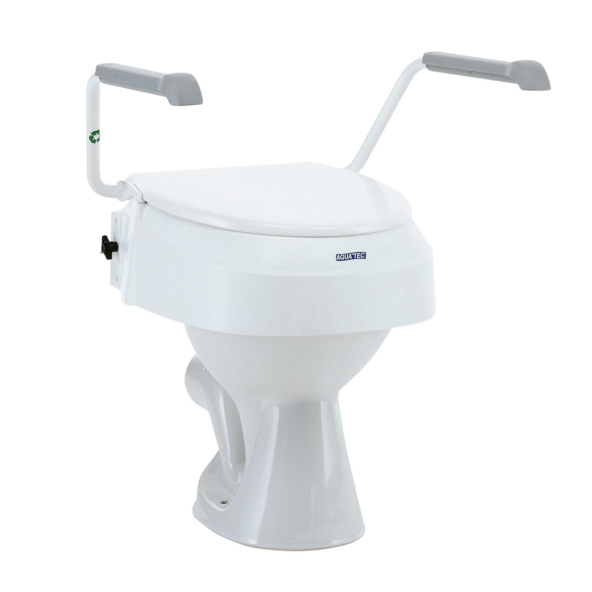 Aquatec 900 toiletverhoger zonder armleuningen wit
