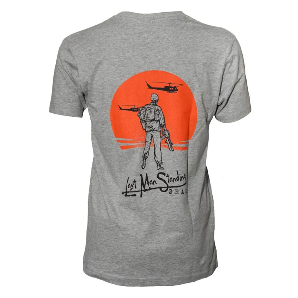 LMSGear -  LMSGear T-Shirt Apocalypse Now Last Man Standing Edition grau