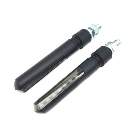 Clignotant Brazoline STICK séquentiels à leds (La paire) Universel - Noir