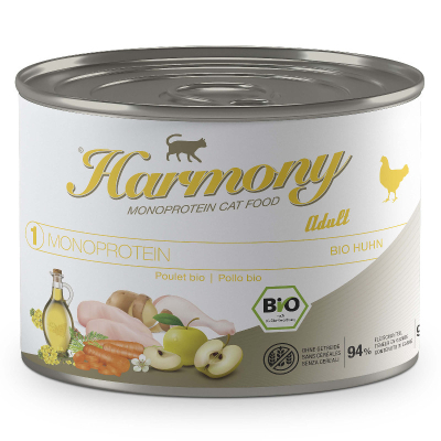 Harmony Cat Monoprotein Bio Adult Huhn Katzenfutter