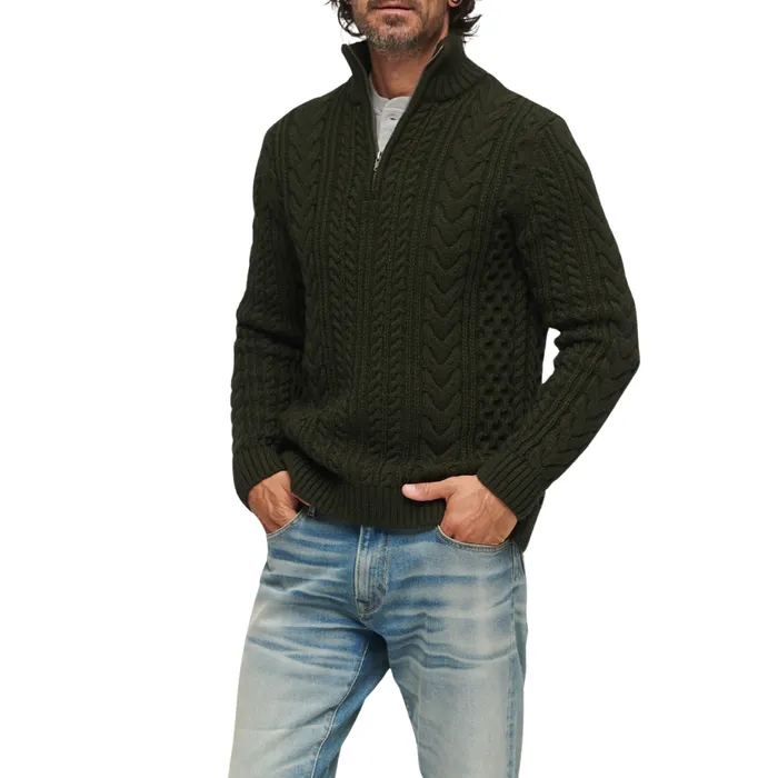 Superdry Vintage Jacob Henley Trui Heren