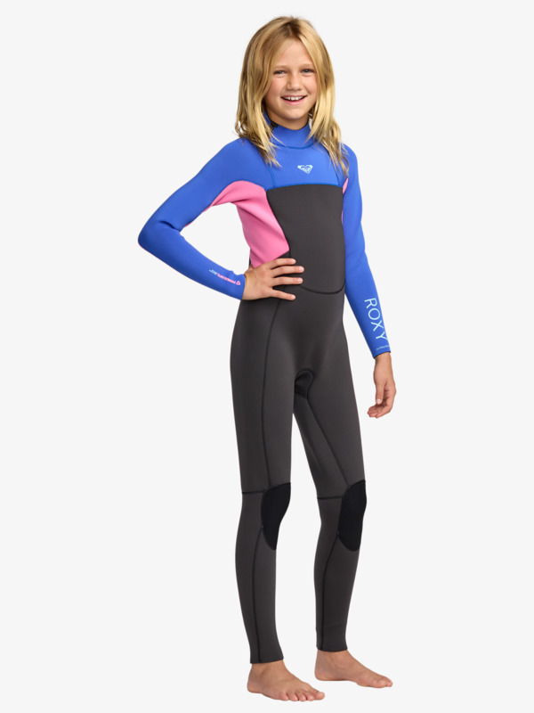 3/2mm Prologue+ Combinaison de surf back zip Bleu Fille 8-16 ans