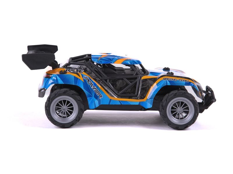 TEC-TOY Buggy Speed Racing Blau/Orange, 1:18 Akku-Betriebenes RC Auto für Kinder ab 6 Jahren