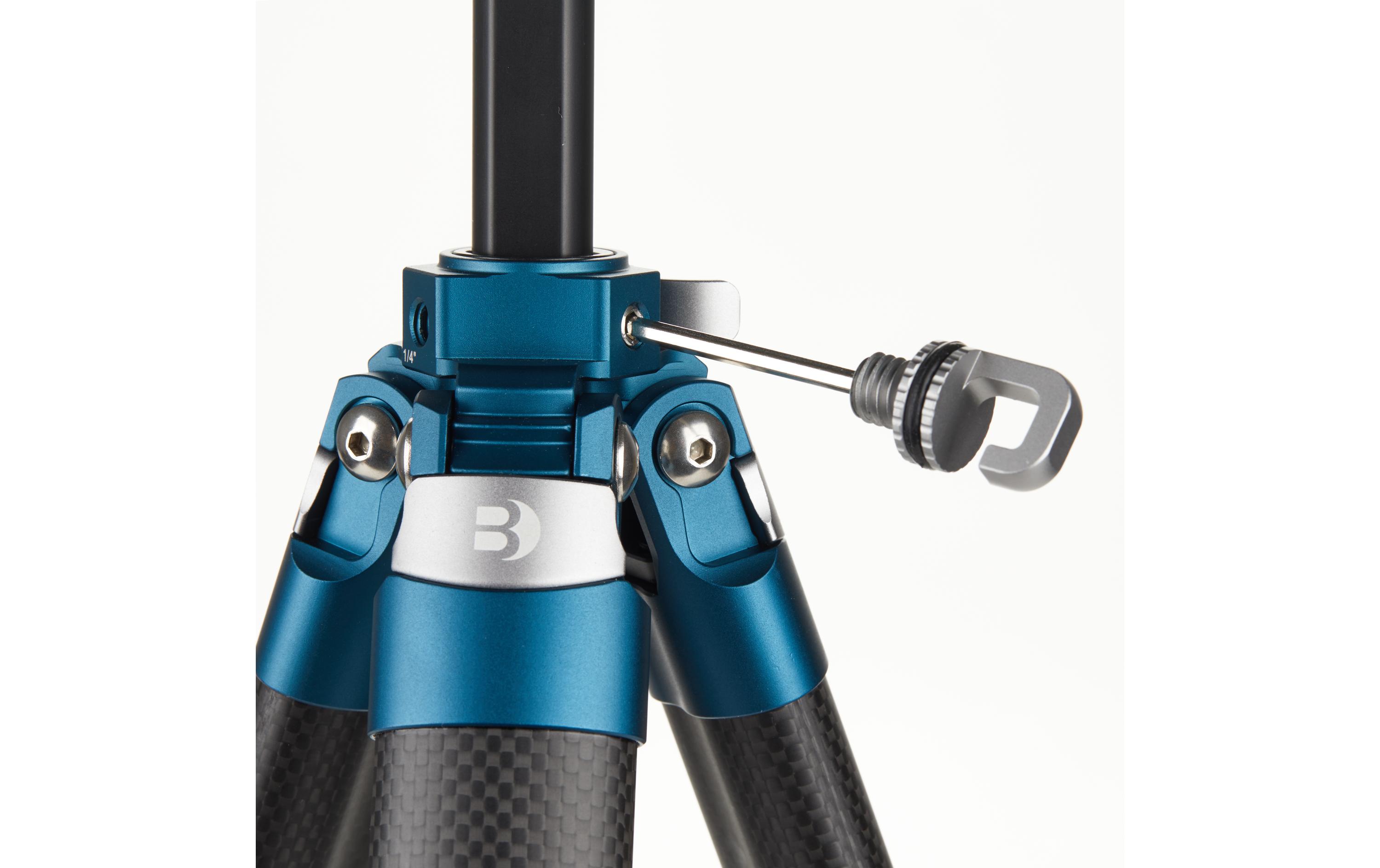 Stativ TCBH15N00P Cyanbird Kit Alu Carbon<br>Kompaktes Stativ aus Kohlefaser und Aluminium
