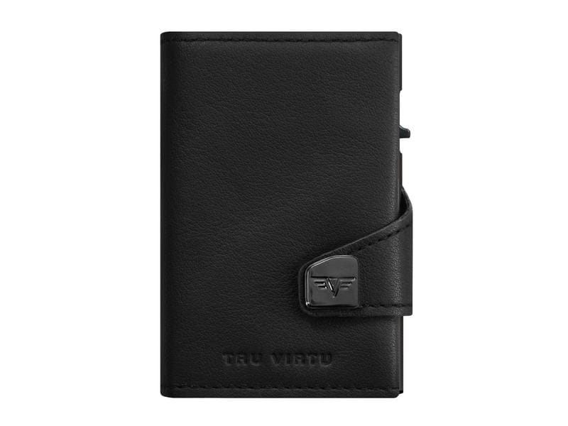 TRU VIRTU Portemonnaie Click & Slide Coin Wallet Kartenetui