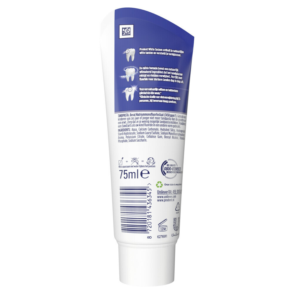 Prodent Tandpasta White System75 ml
