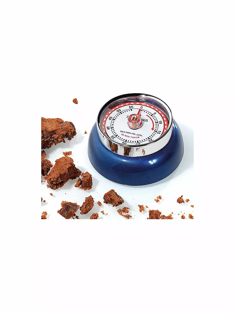 ZASSENHAUS Küchentimer SPEED 7cm Metallic-Blue blau