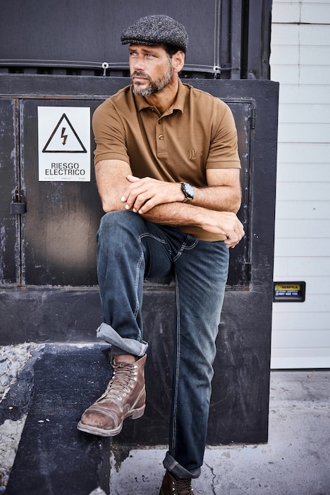 Poloshirt, Basic, Bauchfit, Halbarm, Piqué, XXL bis 10XL