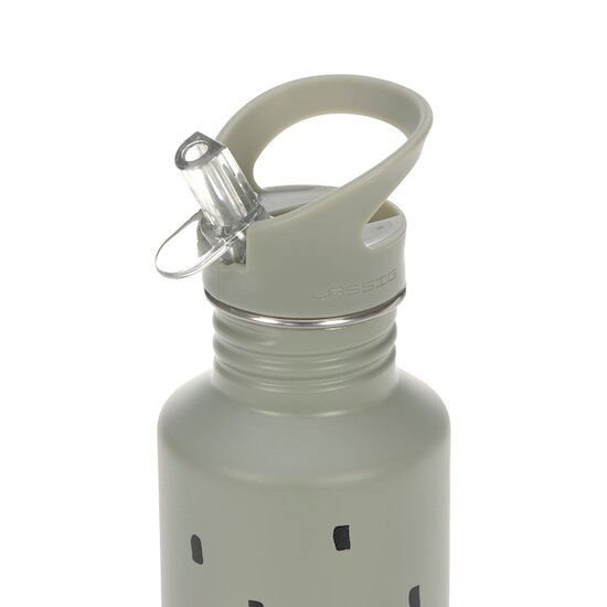 Gourde en inox Happy Prints   Olive        de               Lässig