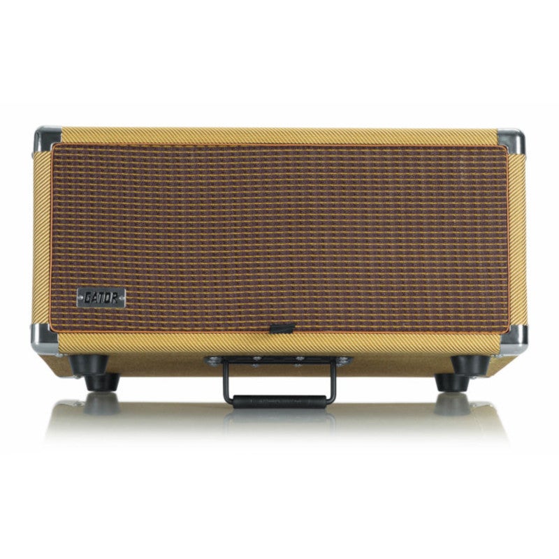 Gator Cases GR-RETRORACK-4TW Retro Rack Vintage Amp Vibe Rack Case 4U Tweed