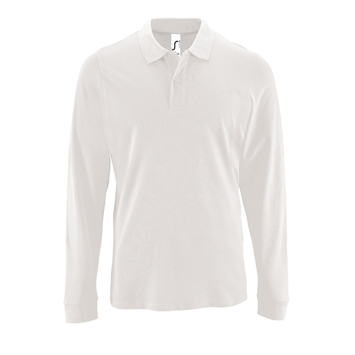 Camisa polo de manga comprida Sols em piqué