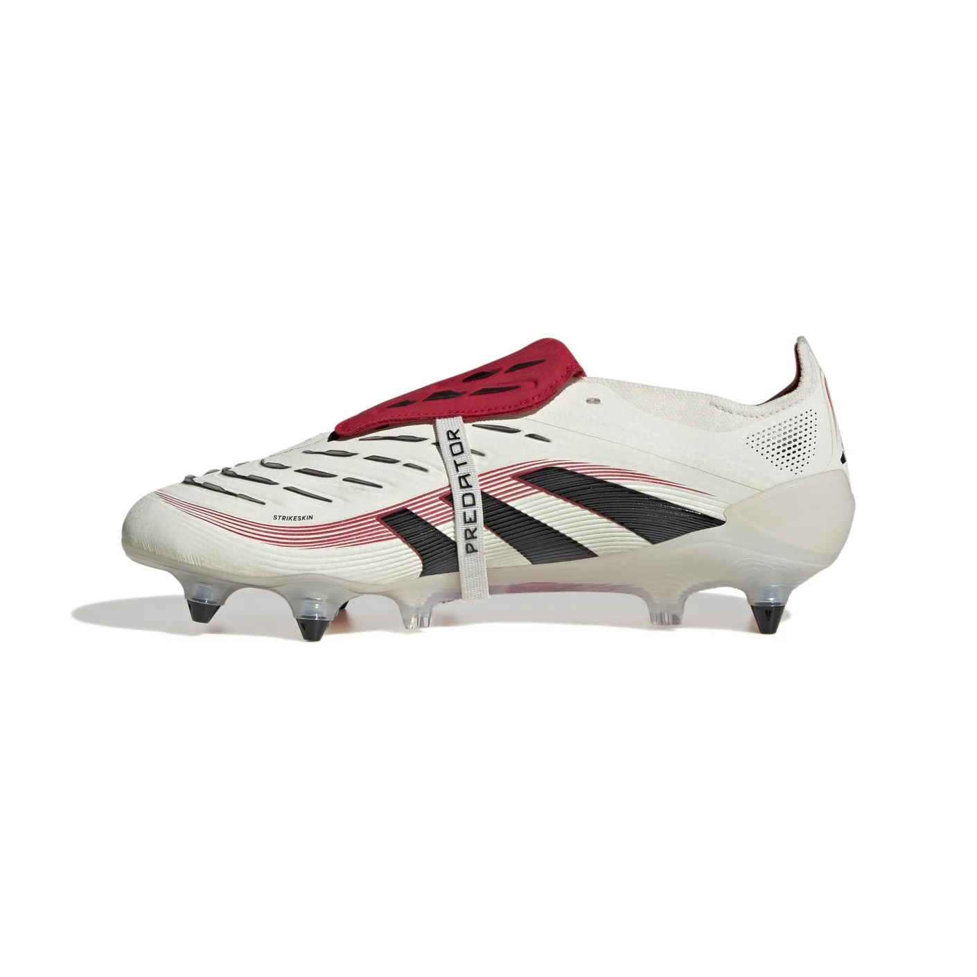 Adidas Predator Elite FT IJzeren-Nop Voetbalschoenen (SG) Wit Zwart Rood