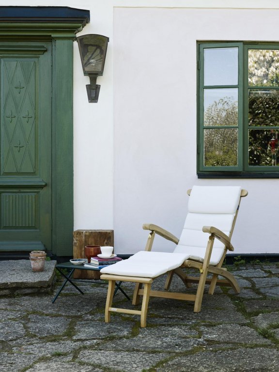 Fritz Hansen Kussen voor Steamer Deck Chair ligstoel Charcoal