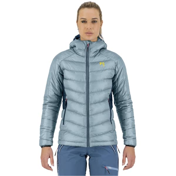 Doudoune ski de randonnée KARPOS FOCOBON W JKT STERLING BLUE/MIDNIGHT