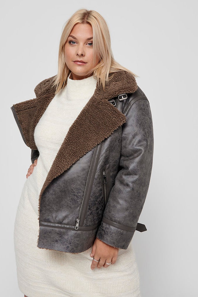 CARBETTY Fliegerjacke Walnut