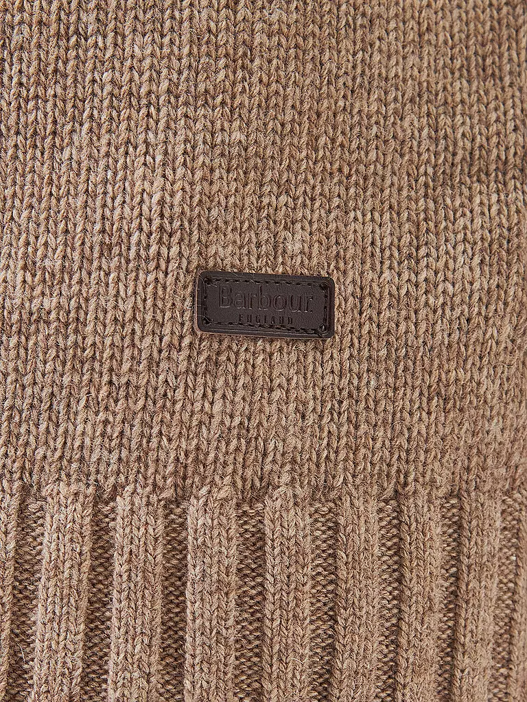 BARBOUR Rollkragenpullover DUFFLE hellbraun