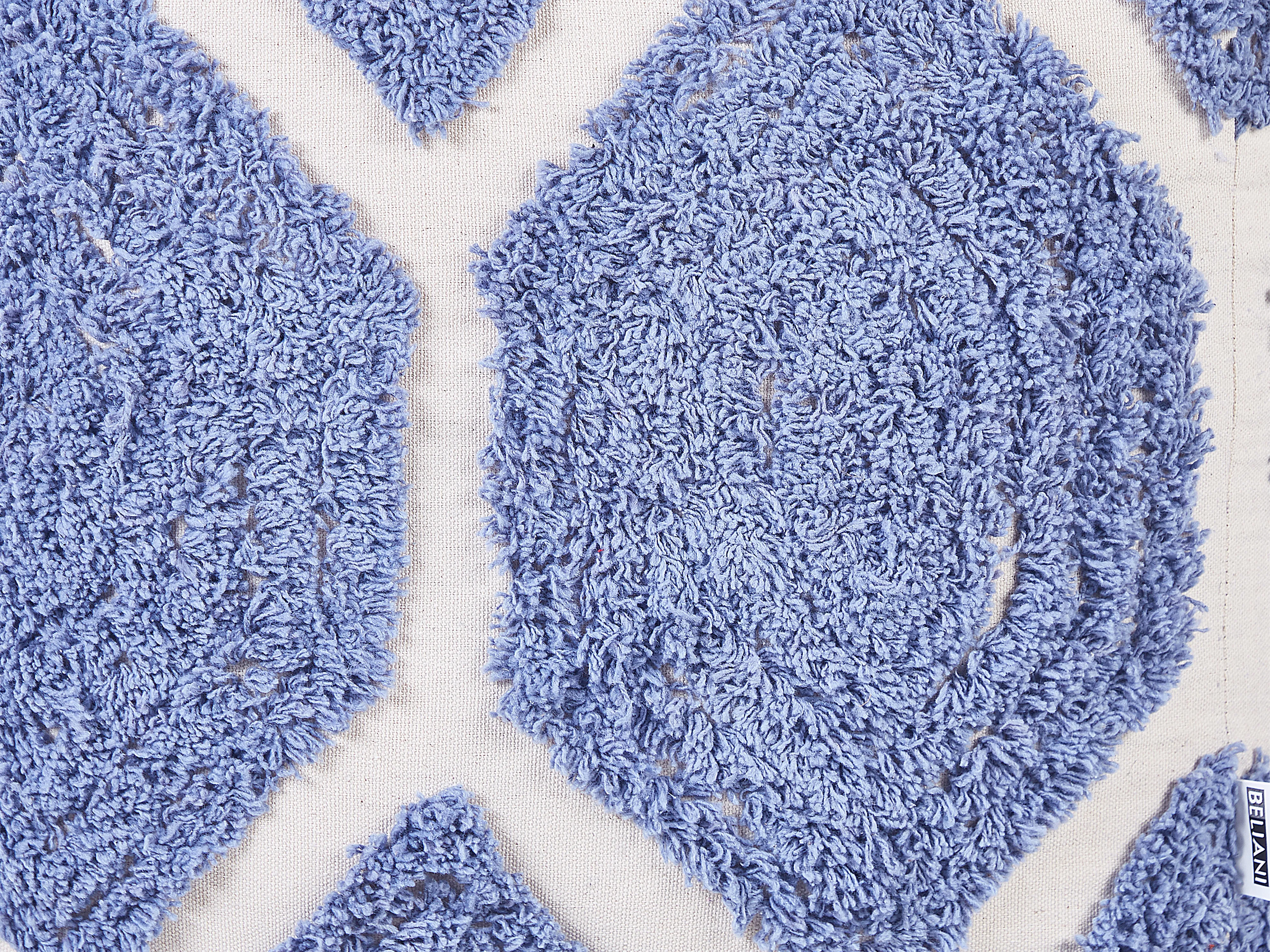 Poef ROJHAN Katoen Blauw