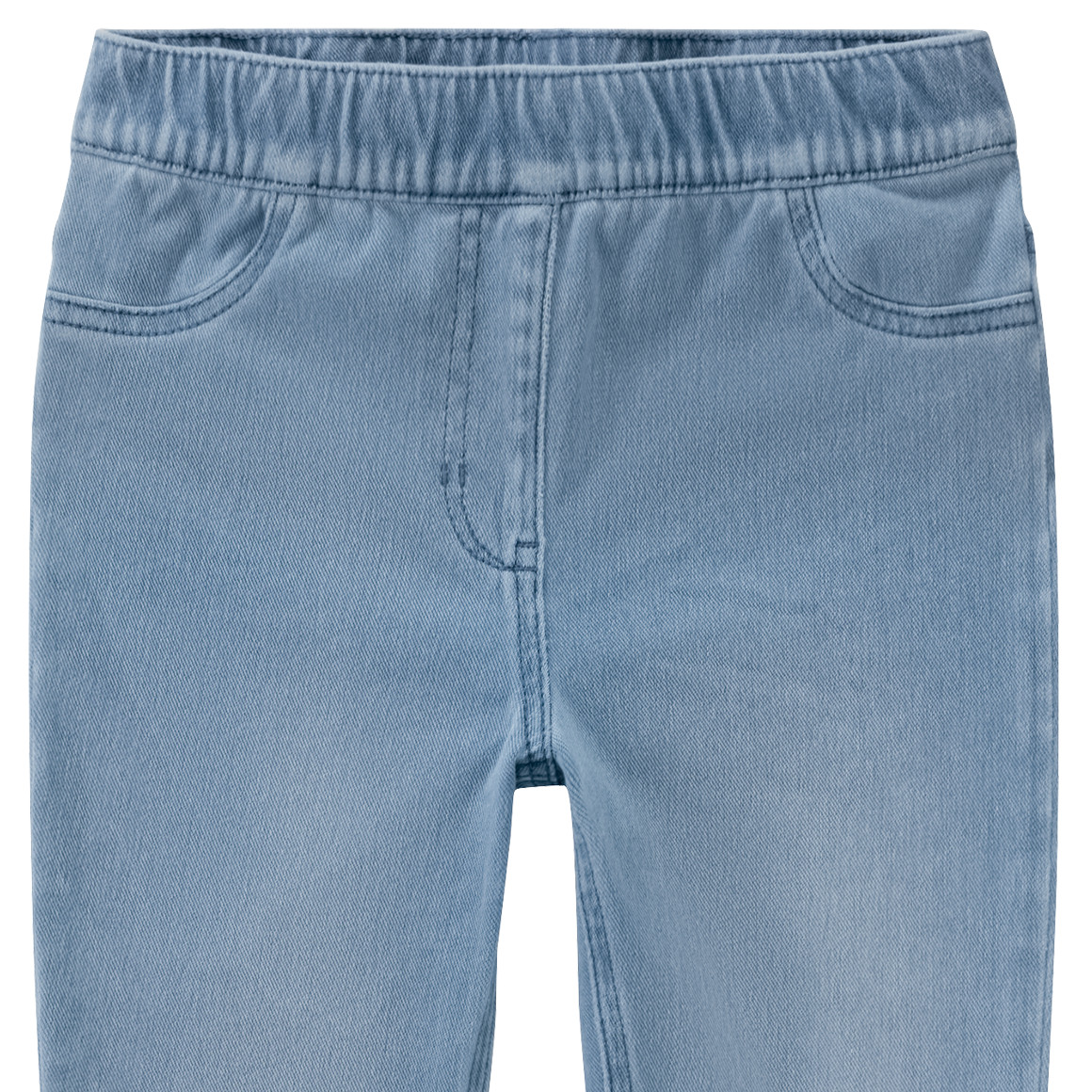 Yigga Mädchen Jeggings mit Elastikbund hellblau
