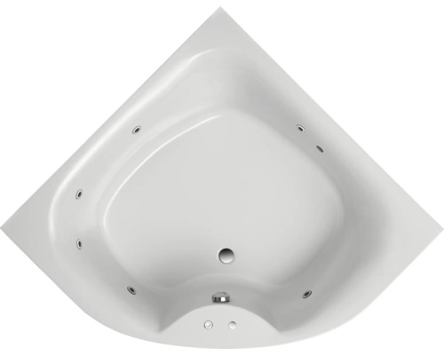 Whirlpool OTTOFOND Tirana 150 x 150 cm wit glanzend 56161